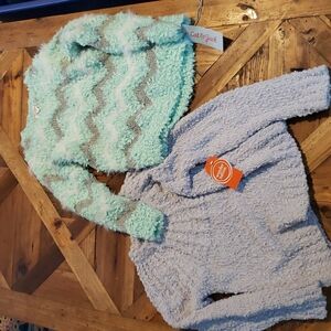 2 Girls Sweaters : Cat & Jack and Wonder Nation